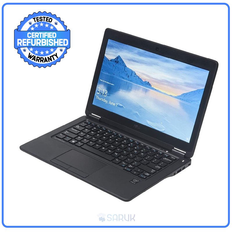 Dell Latitude E7250 5th Intel i5-5300U 2.3GHz 12.5" Display 4GB RAM 256GB SSD Storage Intel HD Graphics Ex UK 6 Months Warranty