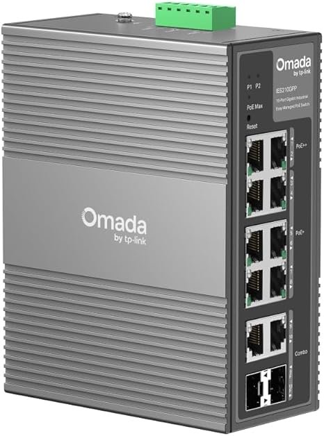 TP-Link IES210GPP Omada 10 Port Gigabit Industrial Easy Managed Switch