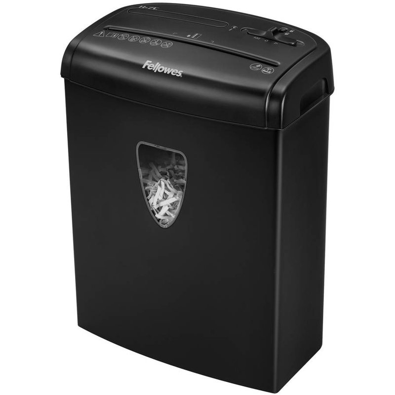 Fellowes Powershred M-7C 7 Sheet Cross-Cut Personal Shredder With Safety Lock