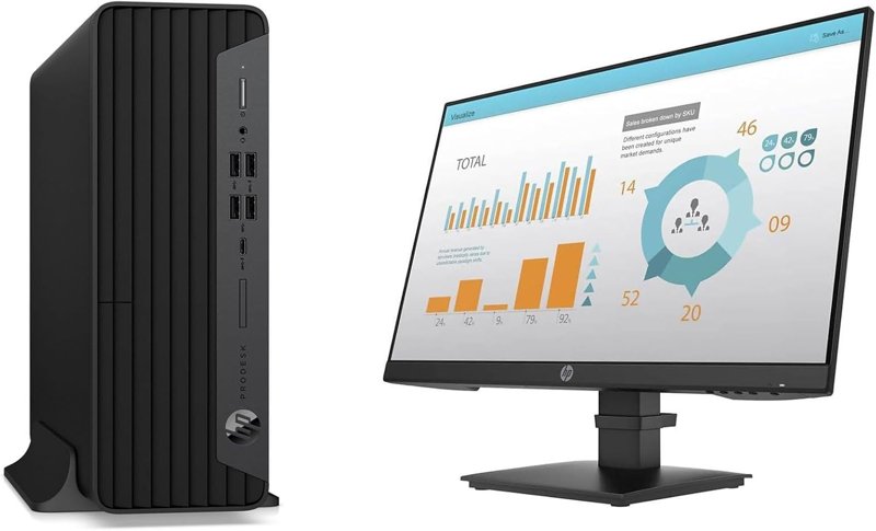 HP ProDesk 600 G6 Microtower PC 10th Gen Intel Core i5 16GB RAM 1TB HDD Intel UHD Graphics 630 CPU Keyboard Mouse & 22" HD Anti-Glare Monitor 