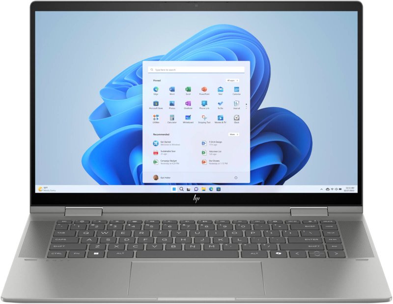 HP Envy x360 Convertible 15t-fe100 15th Gen Intel Core Ultra 7-155U 16GB SDRAM 512GB SSD 15.6" FHD Display Intel Integrated Graphics Bang & Olufsen Audio WiFi Bluetooth HD Webcam Windows 11 1 Year Manufacturer Warranty	