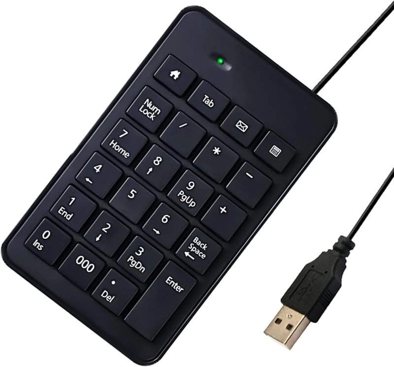  Universal Mini USB Wired Numeric Keypad Number Keyboard