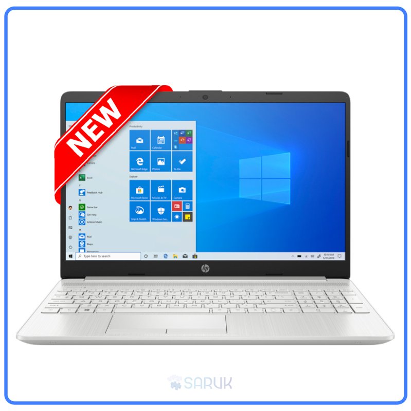 HP Laptop 15-dw1343nia 10th Gen Intel Core i7-10510U up to 4.9 GHz 15.6" HD Touch Display 8GB DDR4-2666 SDRAM 1TB HDD Intel UHD Graphics HP TrueVision HD Camera Windows 10 Home
