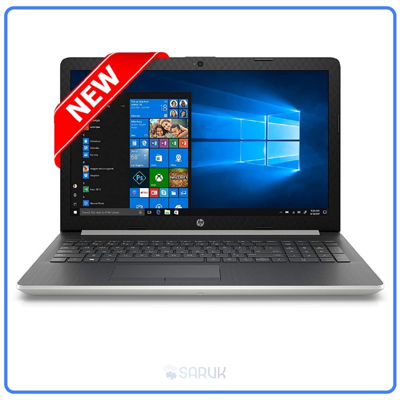 HP Notebook 15-dw1363nia 10th Gen Intel Core i7-10510U @1.8GHz 8GB RAM 1TB HDD 15.6" Display Bluetooth HP True Vision 720p HD Camera WiFi Intel UHD Graphics FreeDOS 1 Year Warranty