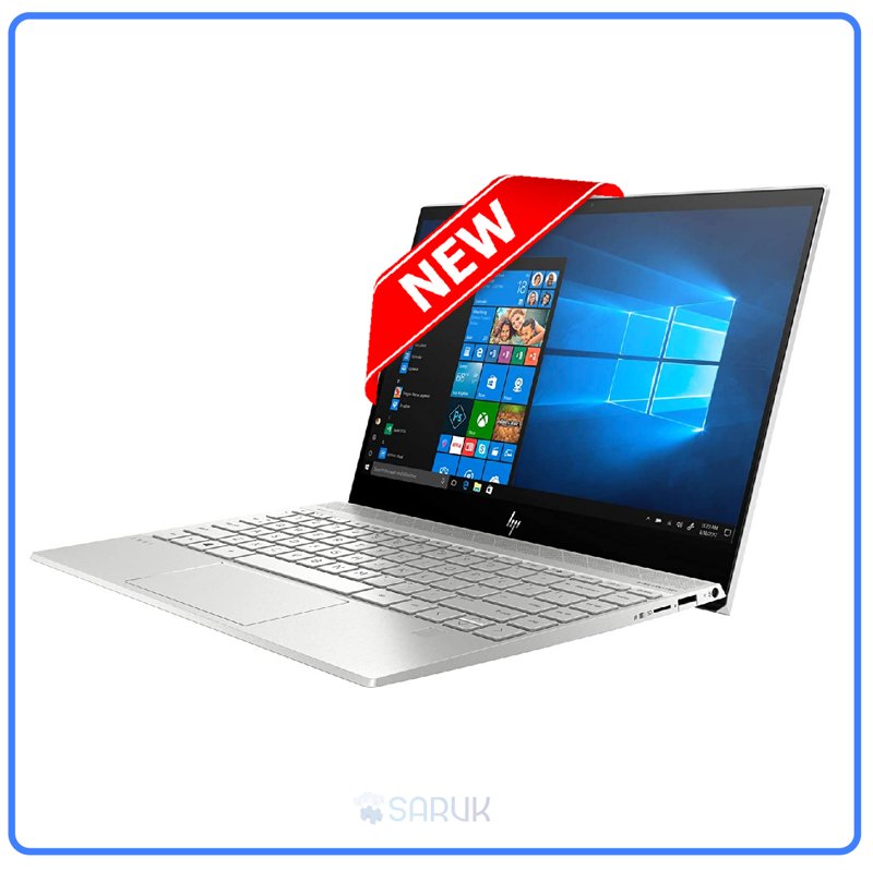 HP Envy 13-aq1013dx 10th Generation Intel Core i7-1065G7 Quad-Core 13.3" 4K UHD IPS LED Touch Screen Display 8GB RAM 512GB ROM SSD Finger Print Reader Windows 10