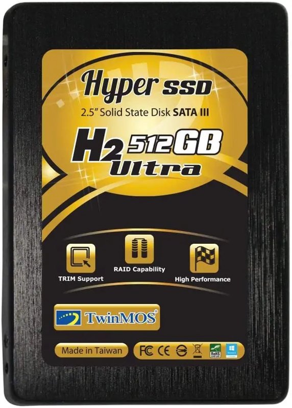 TwinMOS 512GB 2.5" Ultra Thin Internal Laptop SSD