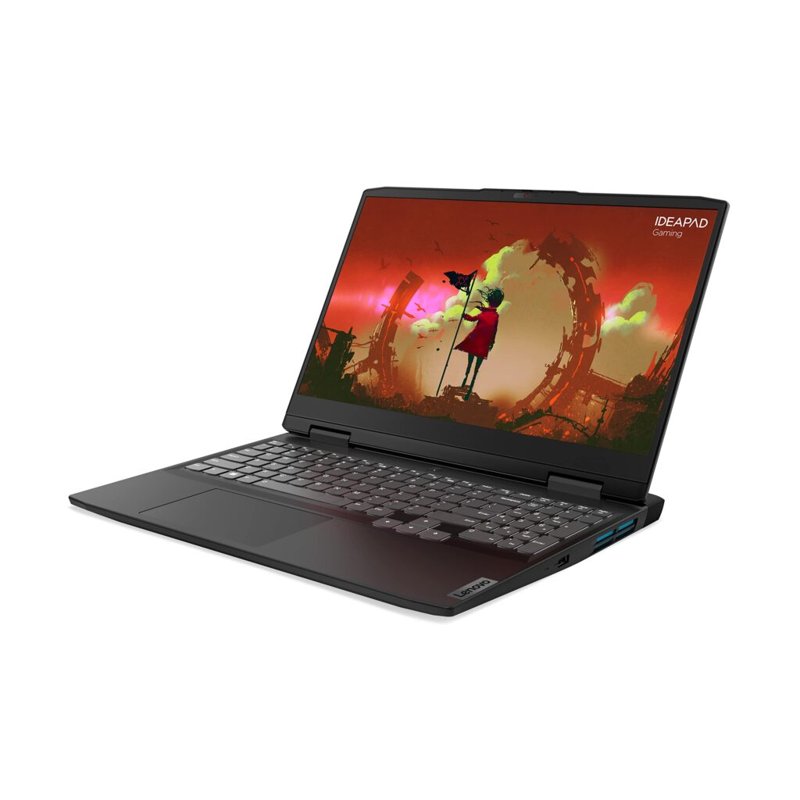 Lenovo IdeaPad Gaming 3 15IAH7 Intel Core i7-12650H 15.6" FHD 165Hz 16GB DDR4 512GB SSD M.2 PCIe NVMe NVIDIA GeForce RTX 3050 4GB GDDR6 Graphics Windows 11 Home HD 720p With Privacy Shutter Webcam 4-Zone RGB Backlit Keyboard Onyx Grey 2 Year Warranty