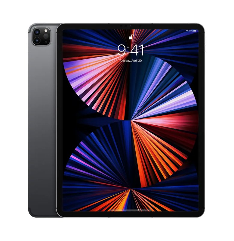 Apple iPad Pro 12.9" Liquid Retina Display 8GB RAM 256 GB ROM FaceTime Wi-Fi + Cellular With M1 Chip 12MP Wide Front Camera 10MP Ultra Wide Back Camera USB C 2021