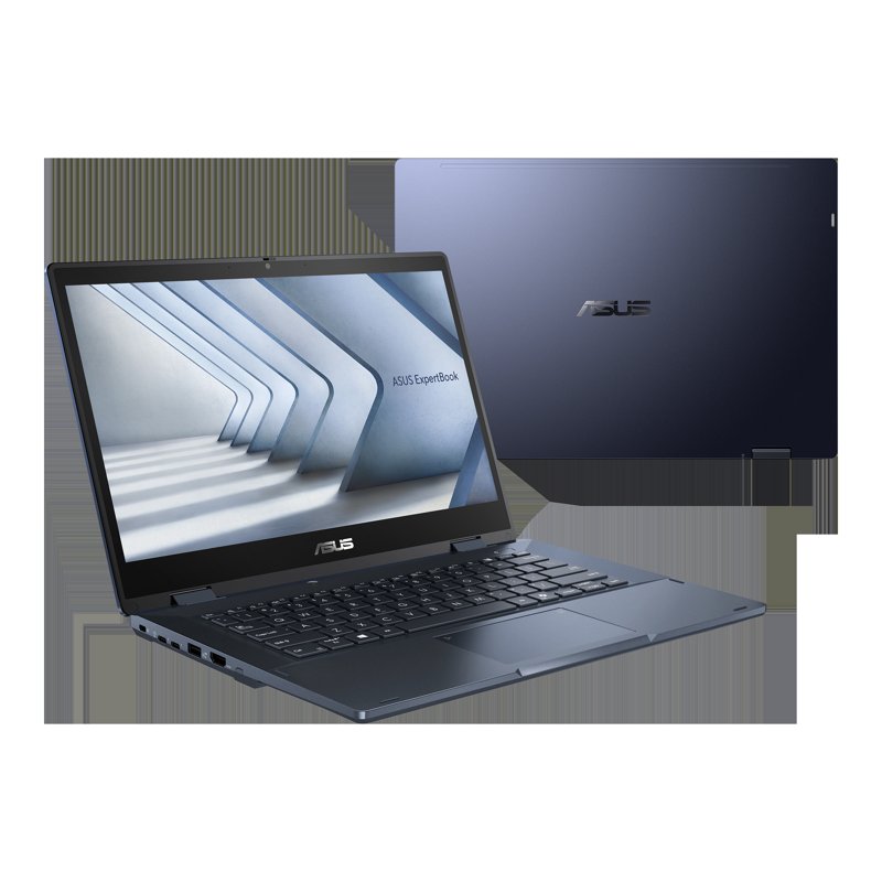 ASUS ExpertBook B3 Flip X360 Intel Core i7-1335U 8GB DDR4 RAM 512GB M.2 NVMe PCIe SSD 14" Full HD Touchscreen Display Intel Iris Xᵉ Graphics Backlit Chiclet Keyboard Audio by Dirac 2-in-1 Business Laptop 1 Year Warranty