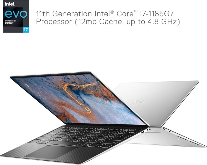 Dell XPS 13 9310 13.4" FHD+ Laptop 11th Gen Intel Core i7-1185G7 16GB 4267MHz LPDDR4x RAM 512GB SSD Intel Iris Xe Graphics Ex Uk 6 Months Warranty
