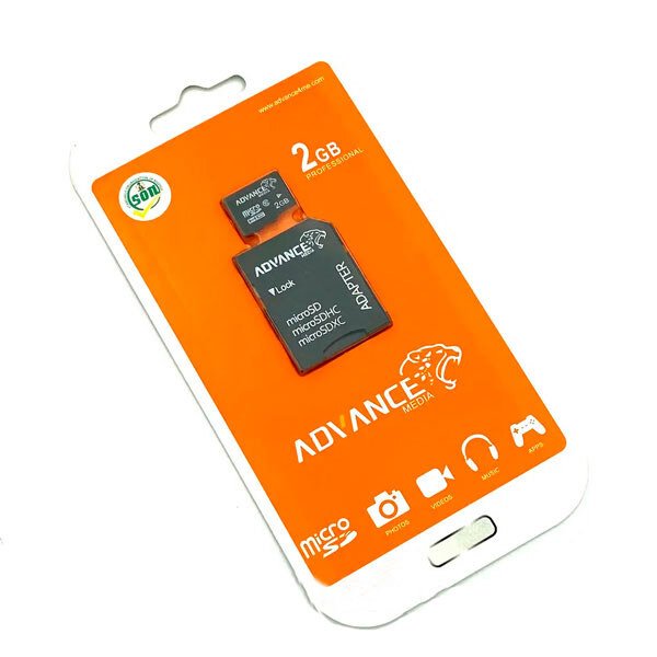 2GB Micro Advance Memory Card