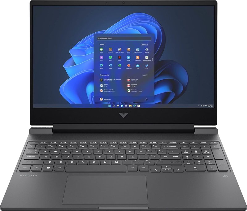 HP VICTUS-15-FA0033DX Laptop 2024 Intel i5-12450H 8GB DDR4 SDRAM 512GB SSD 15.6" FHD IPS Multi-Core NVIDIA GeForce RTX 3050 4GB Backlit Keyboard Wi-Fi 6 Windows 11 Home