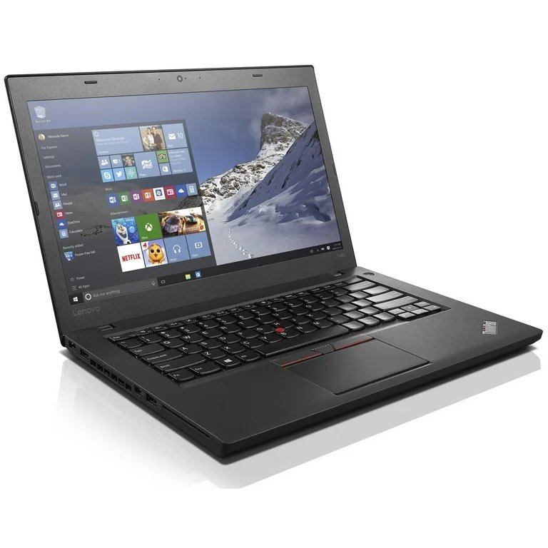 Lenovo T460 6th Gen Intel Core i5-6300U 8GB RAM 256GB SSD 14" Display Bluetooth Webcam WiFi FreeDOS Ex Uk 6 Months Warranty