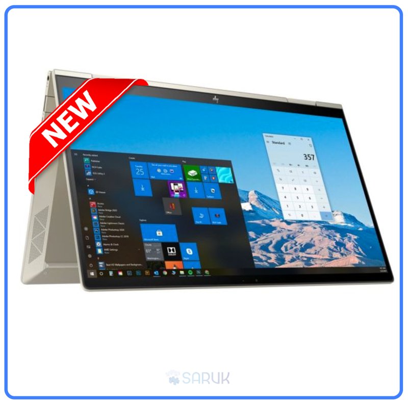 HP Envy 13 x360 11th Generation Intel Core i7-1165G7 Quad-Core 13.3" FHD OLED Touch Screen Display 8GB DDR4 SDRAM 512GB PCIe NVMe M.2 SSD ROM Finger Print Reader Windows 10 Intel Iris X Graphics Gold 1 Year Manufacturer Warranty (13m-bd0033dx)