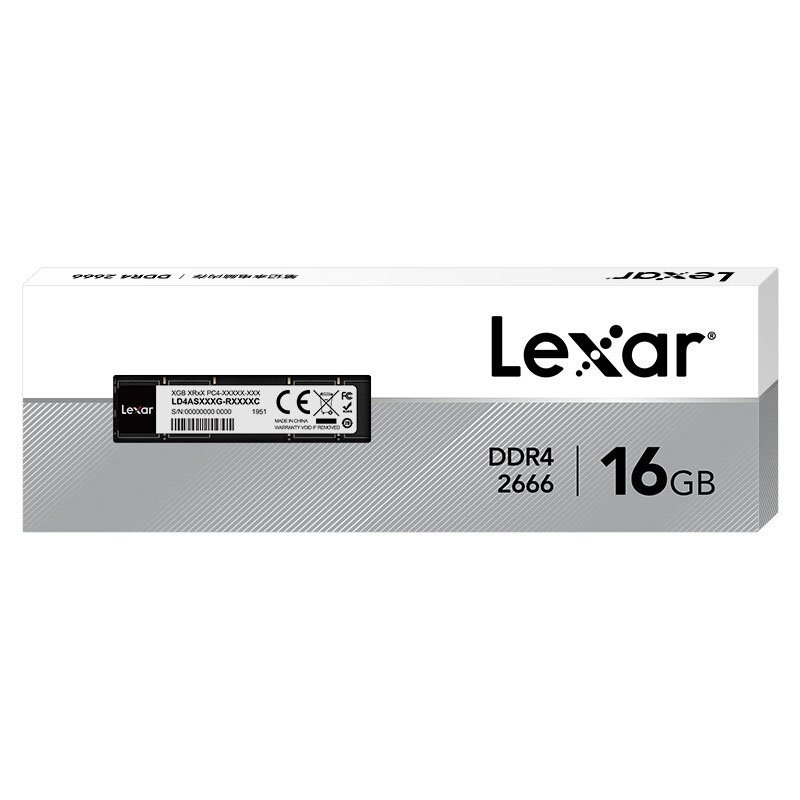 Lexar 16GB DDR4-2666 SODIMM Laptop Memory