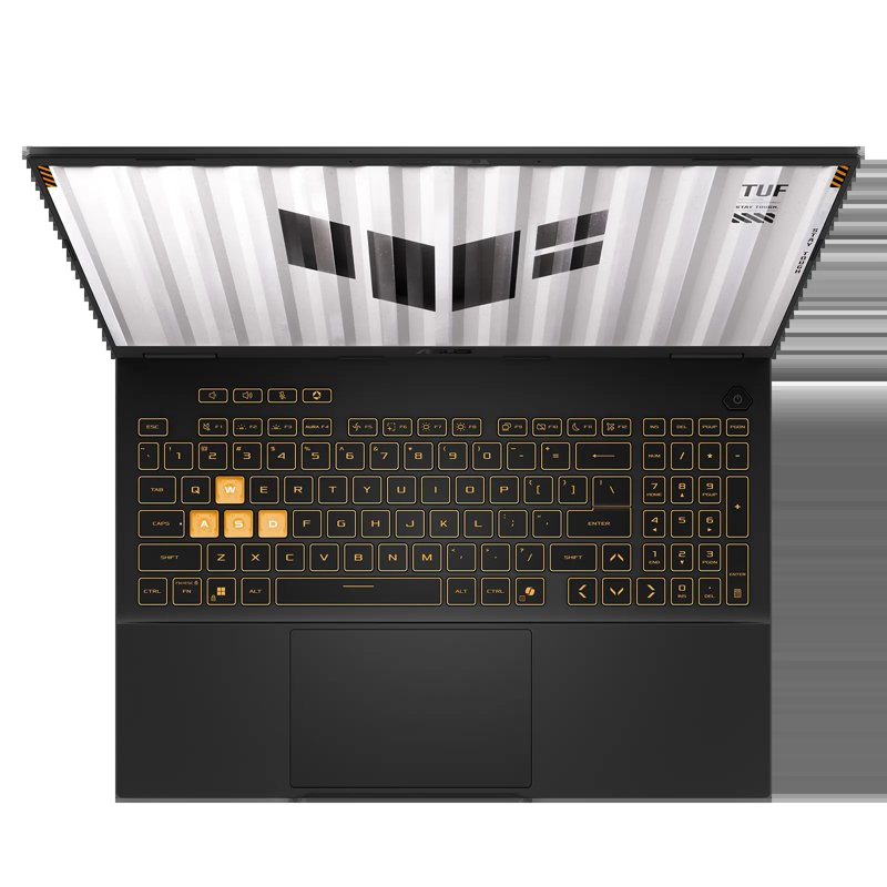 ASUS TUF Gaming F16 FX608JHR-RV049W Intel Core i7-14650HX 16GB RAM (Upgradeable to 64GB) 512GB PCIe Gen4 NVMe M.2 SSD 16" FHD+ IPS WUXGA Display 8GB GDDR7 NVIDIA GeForce RTX 5050 Graphics Windows 11 Home 1 Year Manufacturer Warranty