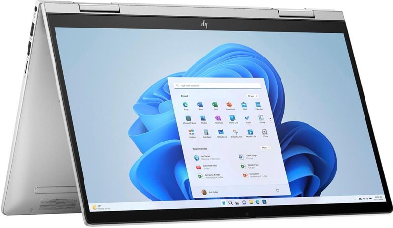 HP Envy 14 X360 14-es1023dx  2-in-1 Intel Core 7 15th Generation 5.4GHz 16GB RAM 512GB SSD 14" FHD IPS TouchScreen Webcam Fingerprint Bluetooth Wi-Fi Windows 11 Home Intel Iris Silver 1 Year Manufacturer Warranty