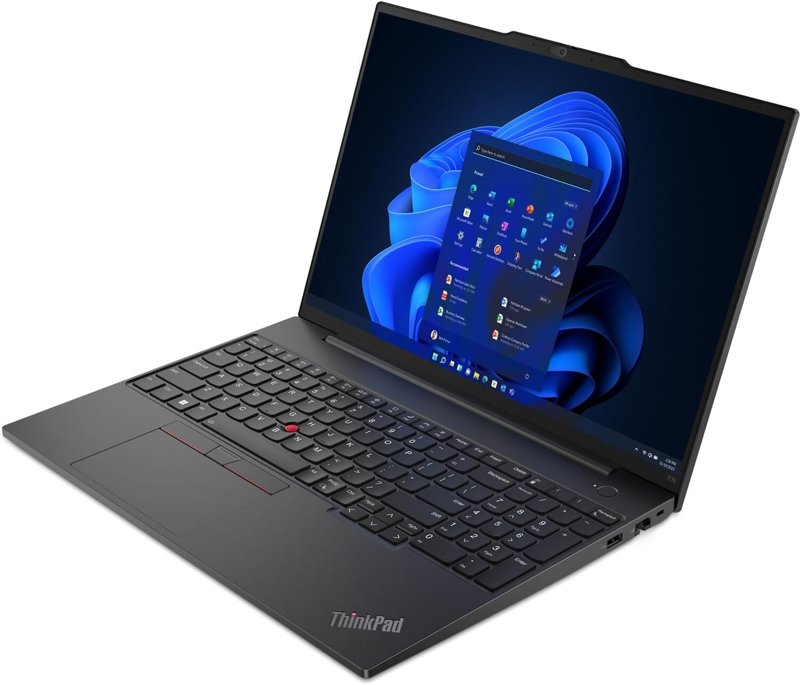 Lenovo ThinkPad E16 Business Laptop 16" FHD AMD Ryzen 5 7530U 16GB RAM 512GB SSD, Fingerprint Backlit FHD Webcam WiFi 6 Win 11 Pro Brand New 1 Dealership Warranty