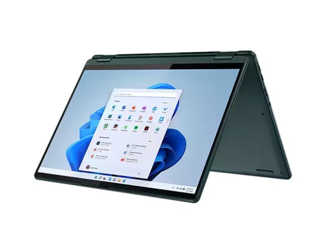 Lenovo Yoga 6 Gen 8 AMD Ryzen 7 5700U 8GB RAM 512GB M.2 PCIe SSD 13.3″ FHD+ IPS Touchscreen Webcam privacy shutter Dolby Atmos Windows 11 Pro