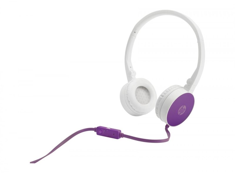 HP H2800 Wired Headset White