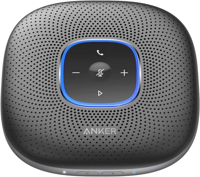 Anker PowerConf Conference Bundle Portable Bluetooth Speakerphone with Enhanced Voice Pickup