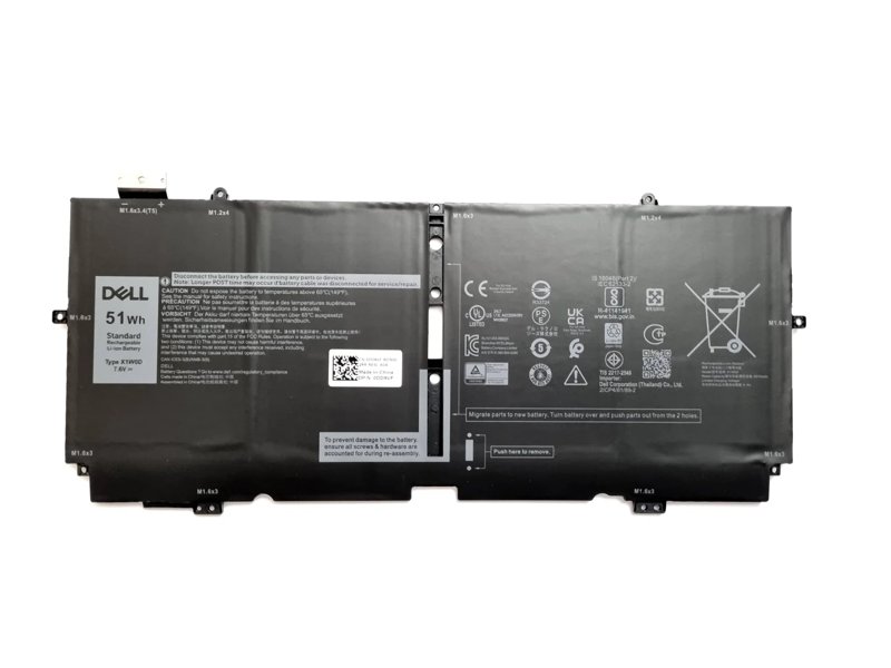 Dell XPS 13 9310 Battery 7.6V Li-Polymer 7.6V Li-Polymer Replacement