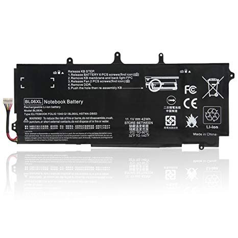 HP Folio 1040 Battery Replacement BG06XL-Original Battery Replacement for HP EliteBook Folio 1040 G3 Series