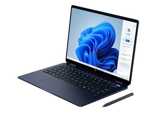 HP OmniBook Ultra Flip 14-fh00NR 2-in-1 Laptop Next Gen AI PC Intel Core Ultra 7 256V 32GB LPDDR5x-8533 MT/s SDRAM 1TB NVME M.2 SSD 14" 3K OLED Touchscreen Intel Arc Graphics Intel AI Boost 9MP IR AI Camera Windows 11 Home 1 Year Warranty