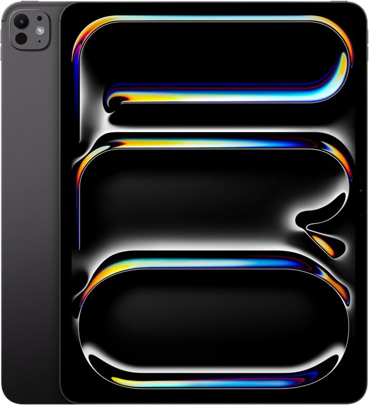 Apple iPad Pro 13" Apple M4 chip Built for Apple Intelligence Ultra Retina XDR Display 16GB RAM 1TB 12MP Front/Back Camera LiDAR Scanner Wi-Fi 6E Face ID All-Day Battery Life Wi-Fi + Cellular 5G Face ID