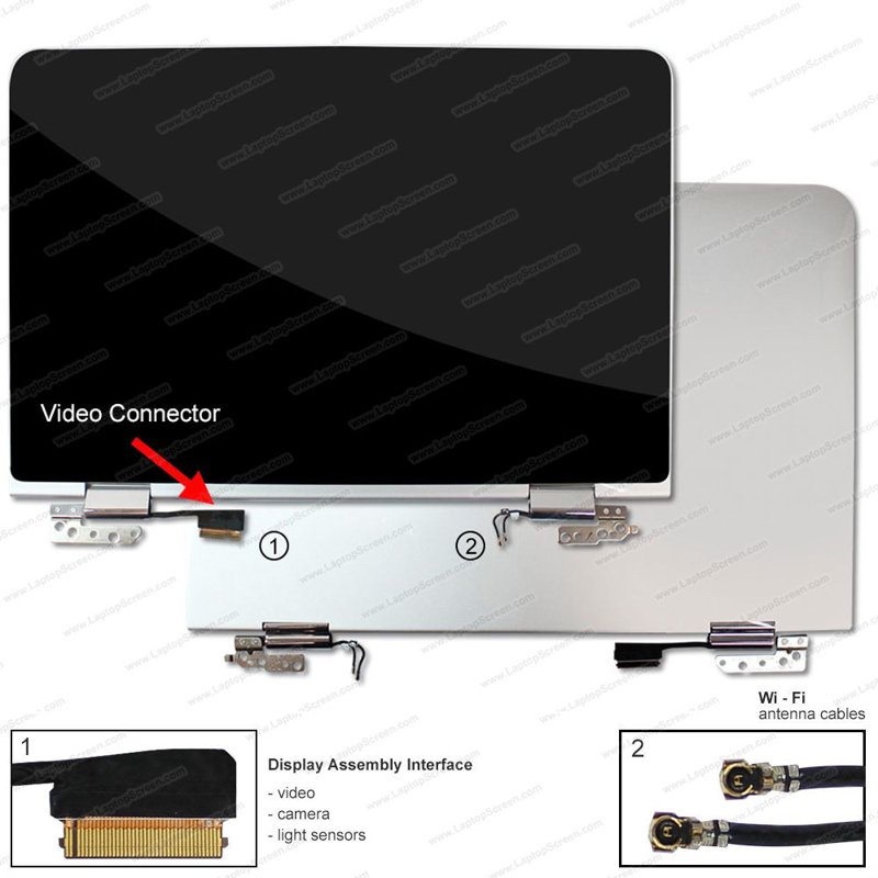 Hp Spectre 13.3" Laptop Screen with Camera Screen Replacement