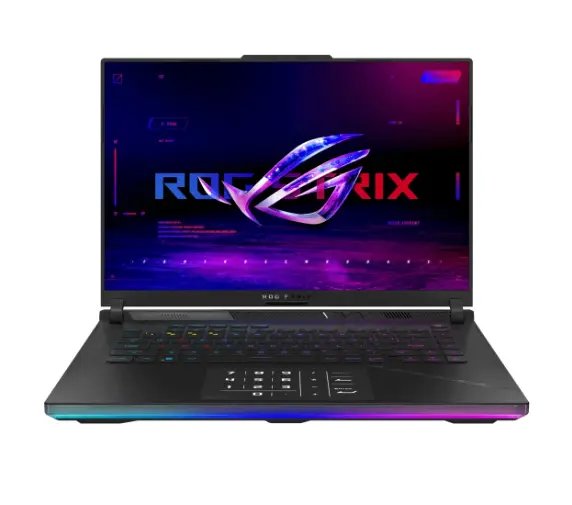ASUS ROG Strix Scar 16 (2023) 16 G634JZ-N4034W 13th Gen Intel Core i9-13980H 16" QHD+ Anti-glare Display 240Hz 32GB DDR5 RAM 1TB PCIe 4.0 NVMe M.2 Performance SSD 12GB GDDR6 NVIDIA GeForce RTX 4080 Laptop GPU Dolby Atmos Windows 11 Home