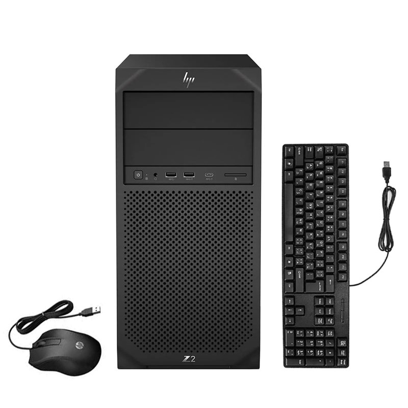 HP Z2 G4 Tower Workstation 8th Gen Intel i7-8700K up to 4.7GHz 16GB DDR4 512GB NVMe M.2 SSD Intel UHD Graphics Keyboard & Mouse Included Brand New Boxed 1 Year Dealership Warranty