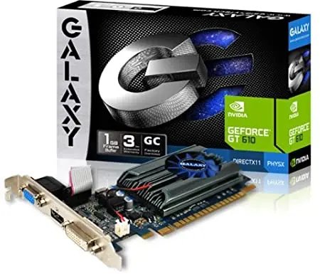 NVIDIA GeForce GT 610 1GB DDR3 64-Bit PCI-E 2.0 Dedicated Graphics Card