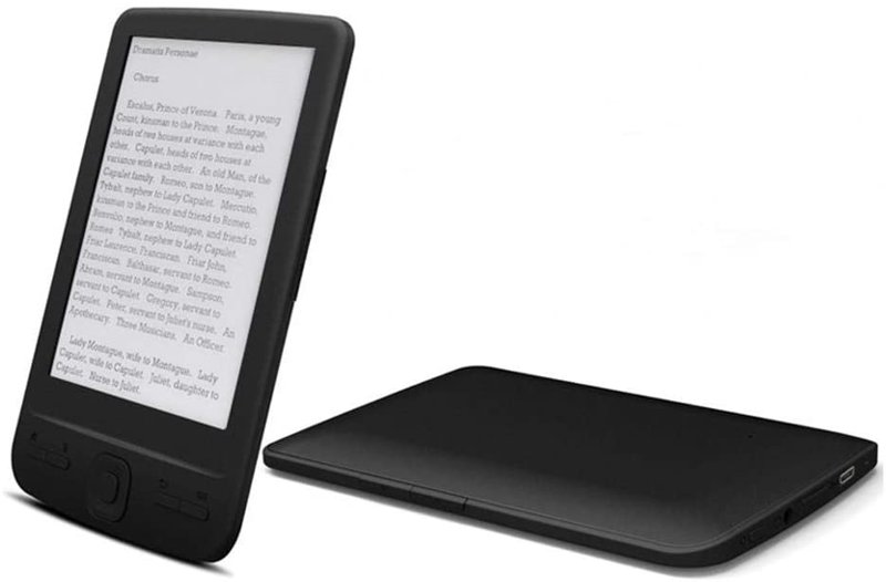 Wexler Book T7004 E-Reader with Color LED Display-Black