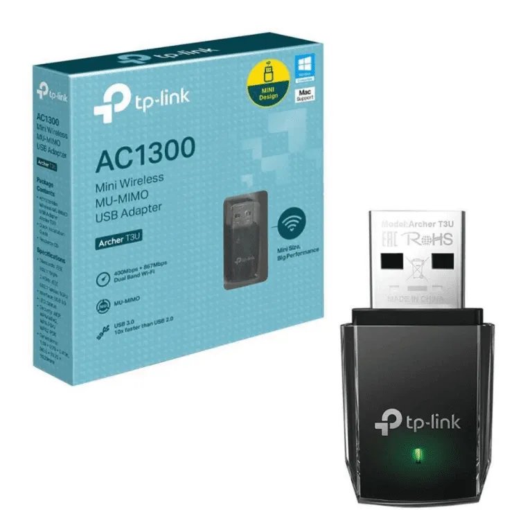 TP-Link AC1300 Mini Wireless MU-MIMO USB Adapter – TL-ARCHER T3U
