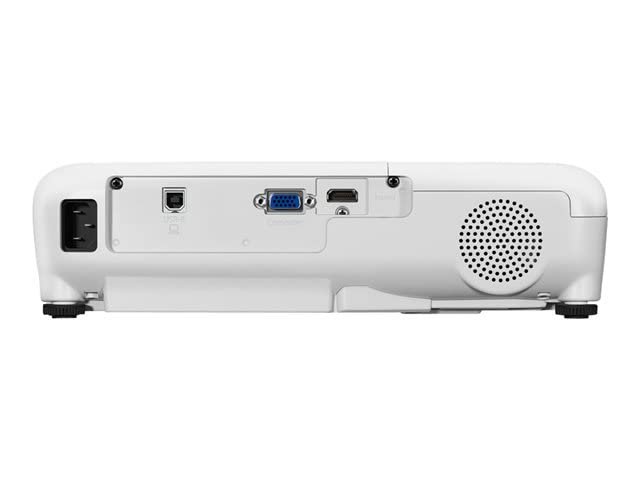 Epson EB-E01 XGA 3LCD Projector 3300 Lumens Easy Alignment Portable XGA Projector HDMI VGA Button Control High Quality Bright Images Up to 18 years Lamp Life