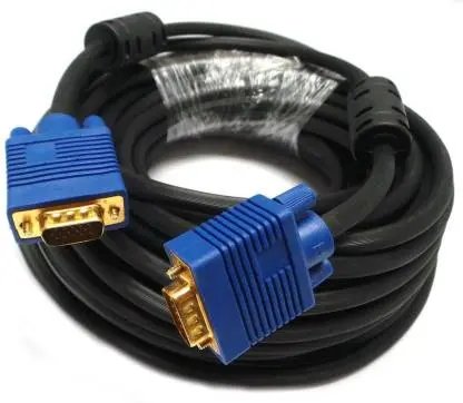 15m High Resolution Monitor VGA Cable Blue Head