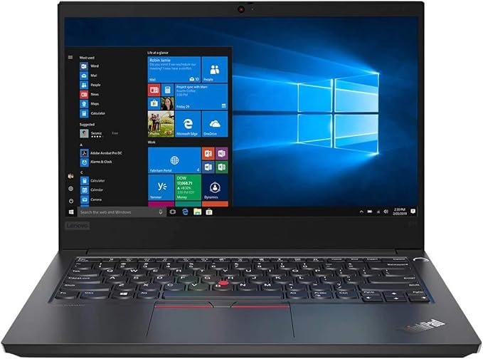Lenovo ThinkPad E14 Gen 2 Laptop 11th Gen 2.4GHz Intel Core i5-1135G7 8GB of DDR4 RAM 256GB SSD 14" FHD Display Intel Iris Xe Graphics Backlit Keyboard Windows 11 Pro