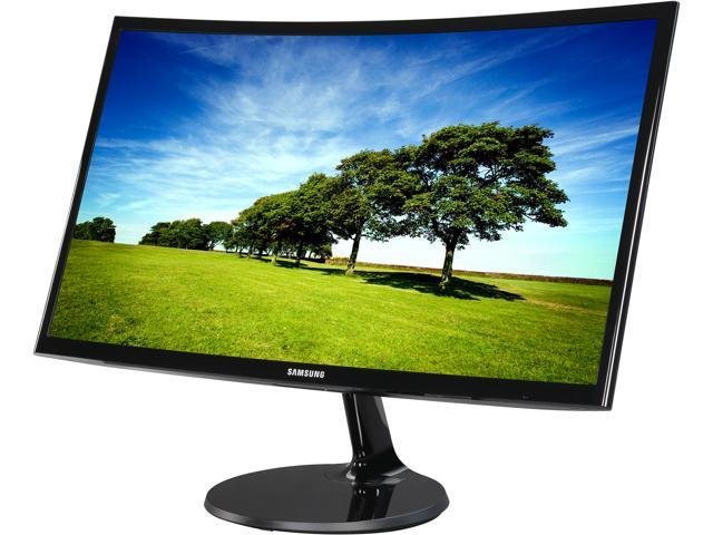 Samsung 24" LED Curved Slim Monitor With HDMI C24F390