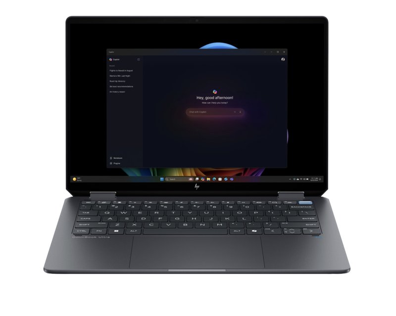 HP OmniBook Ultra Flip 14-fh0033dx Next Gen AI Laptop Intel Core Ultra 9-288V Up to 5.1GHz 32GB RAM 2TB SSD 14" Touchscreen Display Intel Arc Graphics 9MP IR AI Camera Windows 11 Home Poly Studio with Dual Speakers 1 Year Manufacturer Warranty