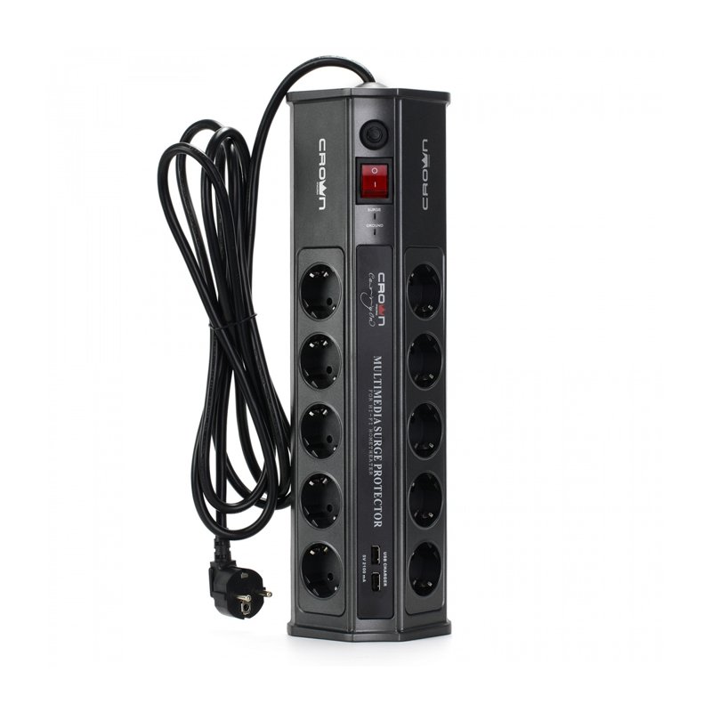 Crown Extension Surge Protector CMPS-10-BR