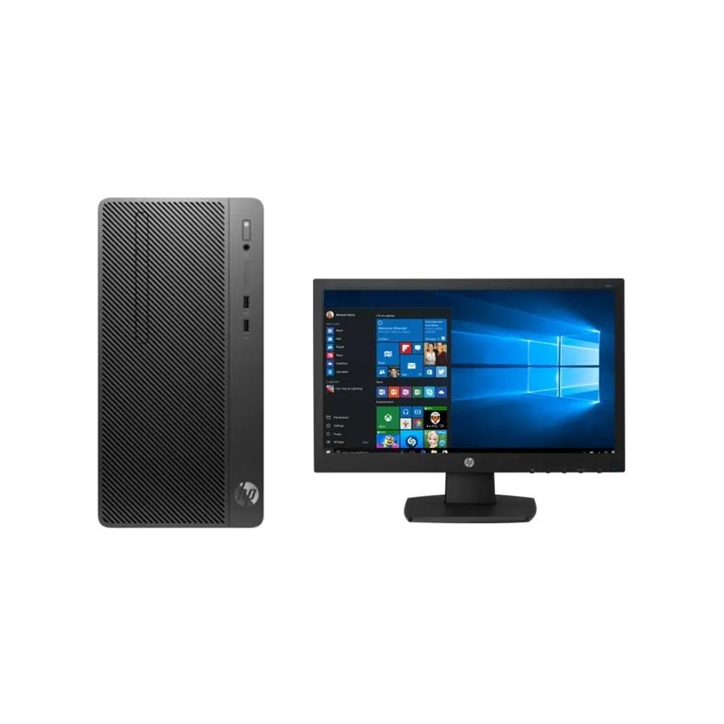HP 290 G4 MT Intel Duo Core 4GB RAM 1TB HDD Intel UHD Graphics 18.5"Monitor Free DOS 1 Year Warranty