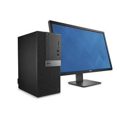 Dell OptiPlex 3060 Micro-Tower Intel Core i7-8500T Six-Core 8GB DDR4 1000GB(1TB) 7200rpm HDD Intel UHD Graphics 630 Wi-Fi 19" Monitor