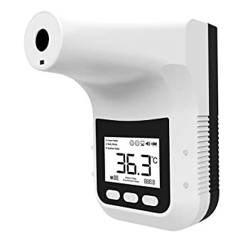 Handsfree Non-Contact K3 Wall Mounted Infrared Temperature Measurement Forehead Thermometer with Alarm