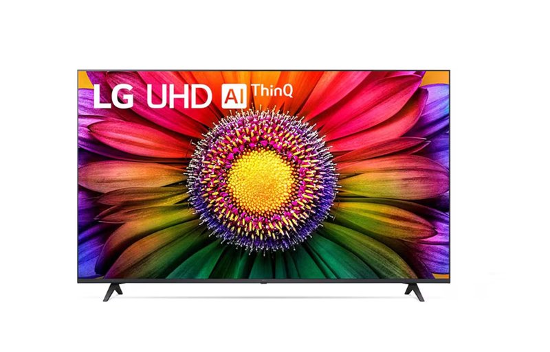 LG 65 Inch UHD TV UR80 4K Smart TV WebOS ThinQ AI 4K Upscaling 4K HDR10 Pro α5 AI Processor 4K Gen6 65UR8050PSB
