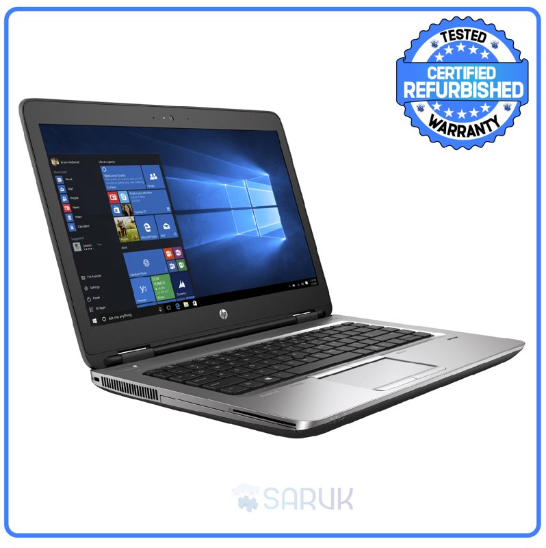 HP 650 G3 7th Gen Intel Core i5-7440HQ 8GB RAM 500GB HDD 15.6" UWVA AG Display Bluetooth Webcam WiFi Integrated Intel HD Graphics 620 Windows 10 Pro Ex Uk 6 Months Warranty