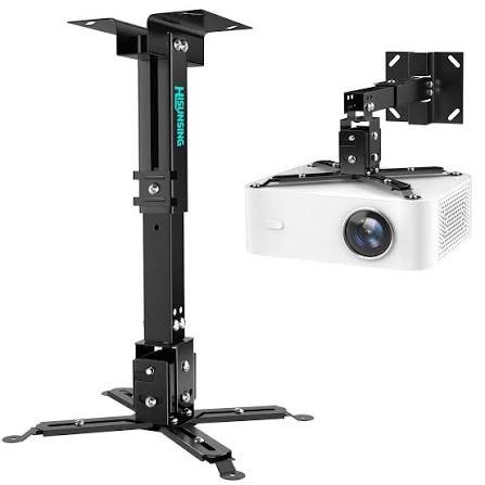 Universal 2-in-1 Wall and Ceiling Projector Mount Bracket 1-Meter Extendable Support (1m)