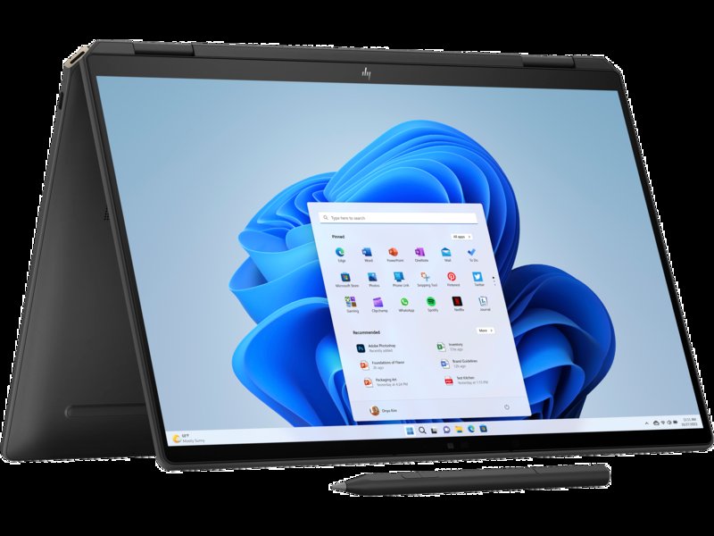 HP Spectre 14-eu0008ni x360 Intel Core Ultra 7 155H 16GB LPDDR5x RAM 1TB PCIe Gen4 NVMe TLC M.2 SSD Intel Arc Graphics 14.0" 2.8K UWVA OLED Display Poly Studio Fingerprint Reader HP 9MP IR Camera Plus HP Styus Pen Win 11 1 Year Manufacturer Warranty