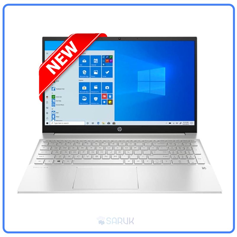 HP Pavilion 15t-eg000 11th Gen Intel Core i7-1165G7 8GB RAM 512GB SSD 15.6" Full HD Display Intel Iris Xe Fingerprint WiFi Bluetooth Webcam Windows 11 Pro 1 Year Manufacturers Warranty