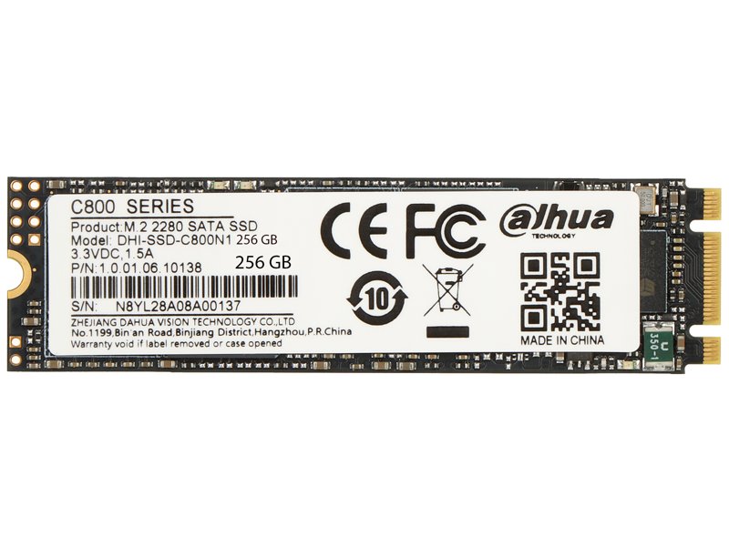Dahua C800N 256GB M.2 2280 SATA III SSD DHI-SSD-C800N256G